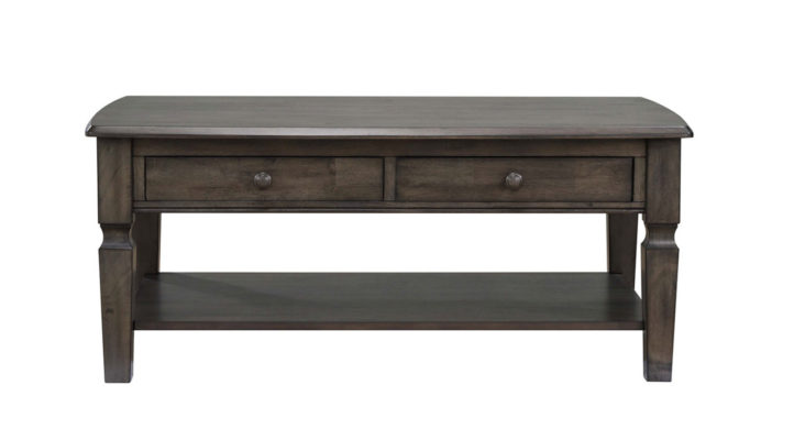 Bisque Coffee Table- Dark Grey