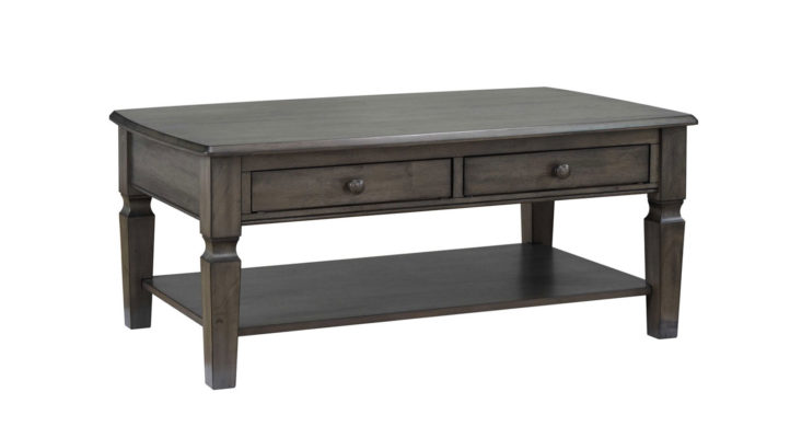 Bisque Coffee Table- Dark Grey