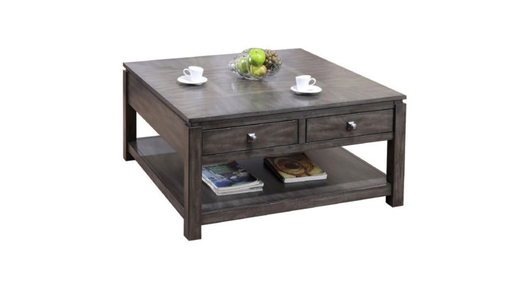 Coaster 40″ Square Coffee Table