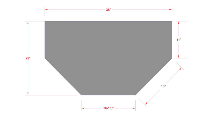 Quadrate Corner Unit- Espresso