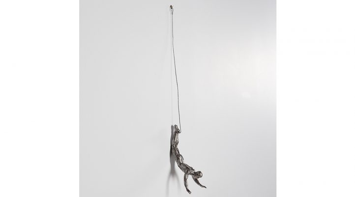 Cliff-Resin-Man-Diving-Sculpture-Silver-2