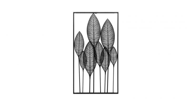 Framed-Leaf-Cutout-20x37-Vertical-Metal-Wall-Decor