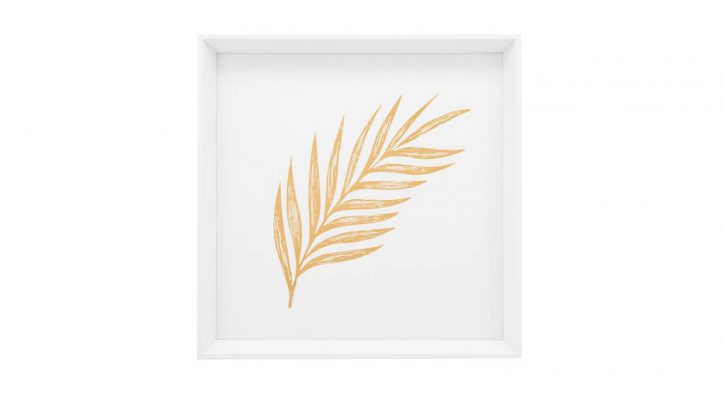 Gold-Feathered-Palm-Leaf-Framed-Canvas-Print