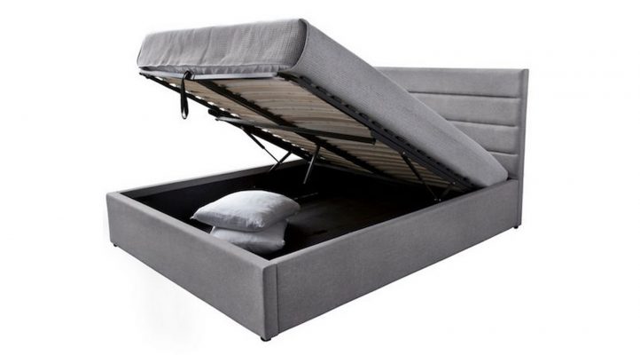 Justin Storage Bed – Greige