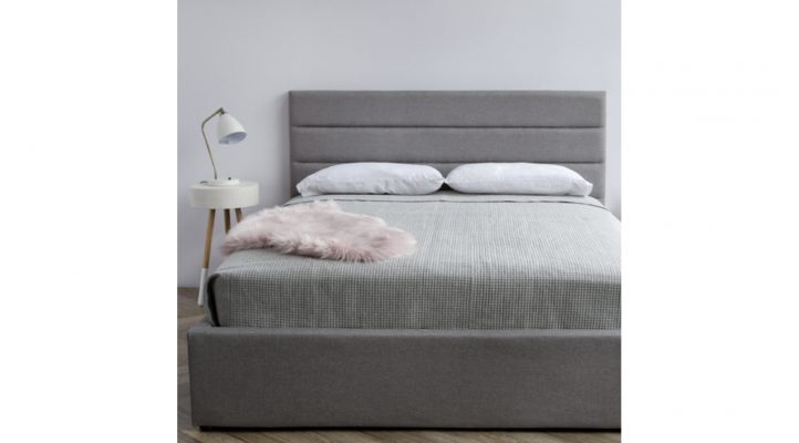 Justin Storage Bed – Greige