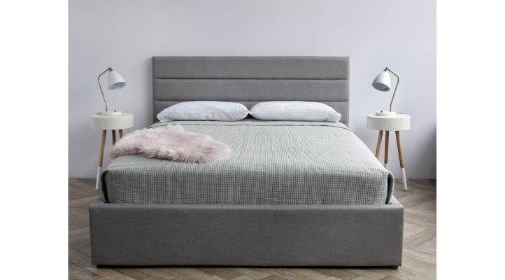 Justin Storage Bed – Greige