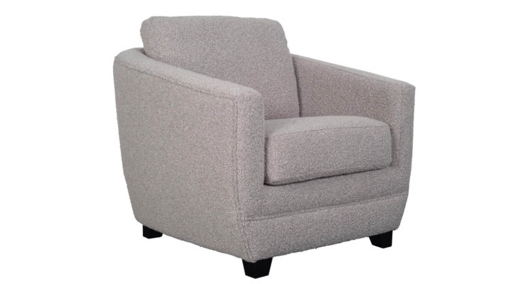 Baltimore Club Chair- Boucle Grey