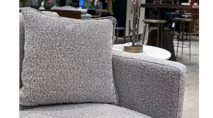 Baltimore Club Chair- Boucle Grey