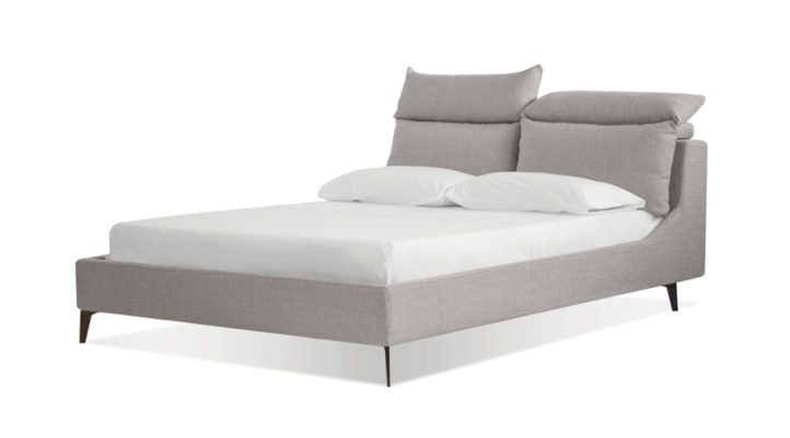 Cove Bed Stone Bouclé