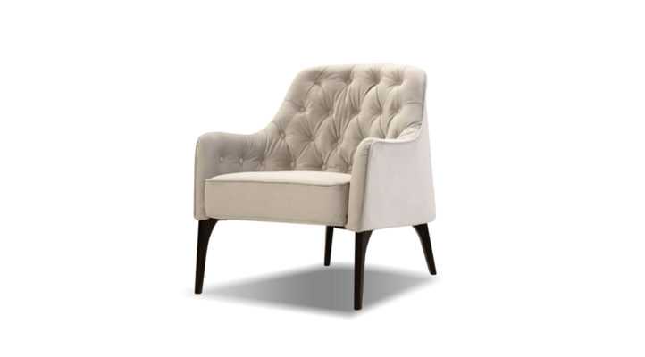 Duke Occasional Chair Oyster Velvet