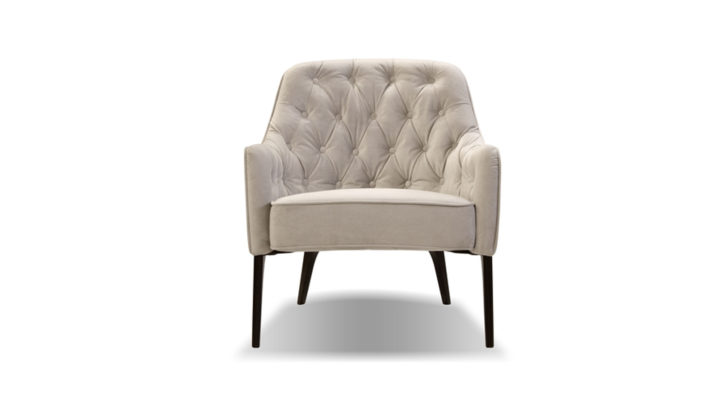 Duke Occasional Chair Oyster Velvet