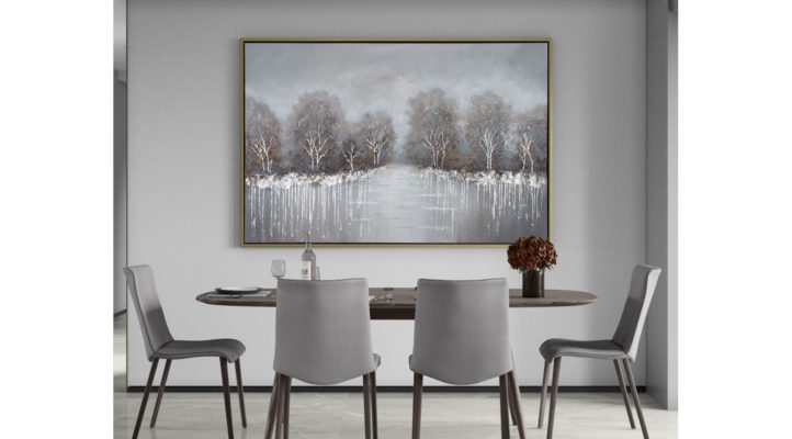 Backwater Forest Hand Painted Canvas