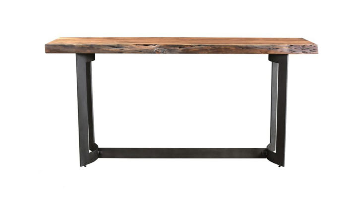 Bent Console Table Smoked