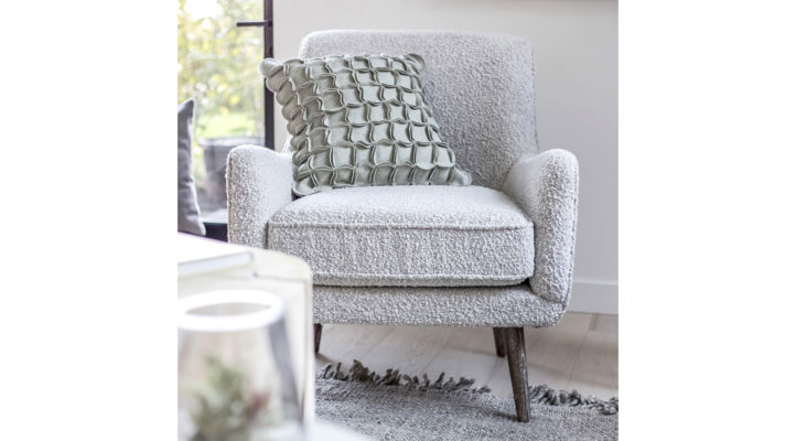 Evan Chair – Grey Boucle