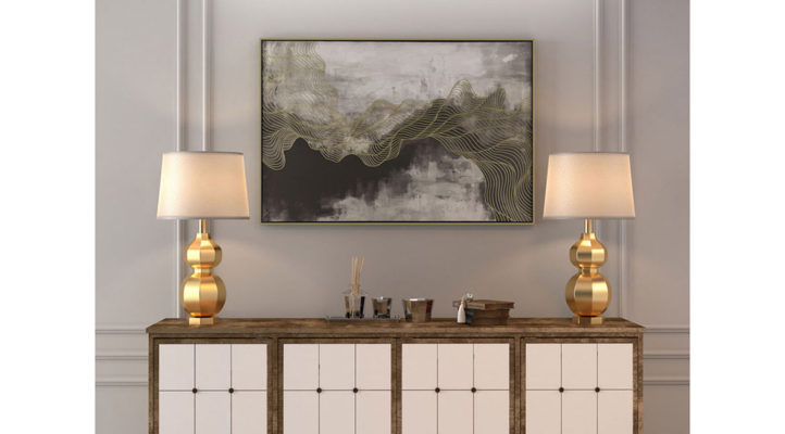 Flowing Forms I Framed Giclee