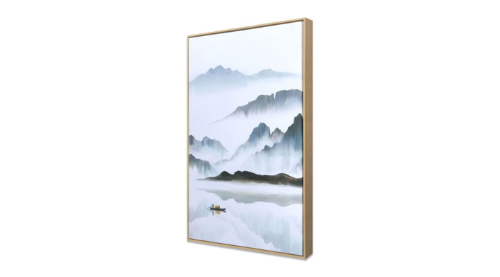 Foggy Lake Hand Painted Giclee