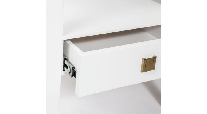 Hara 1 Drawer Accent Table – White