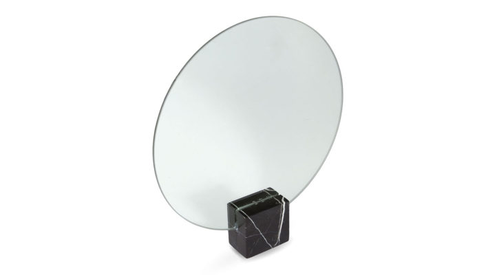 Moon Marble Mirror – Black