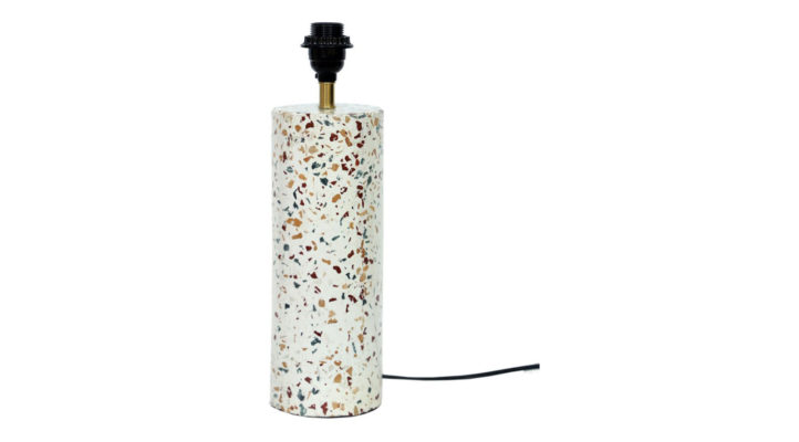 Terrazzo Cylinder Table Lamp