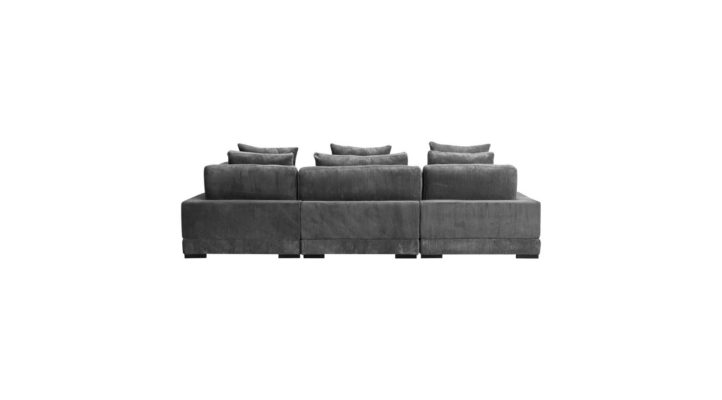 Tumble Lounge Modular Sectional Charcoal