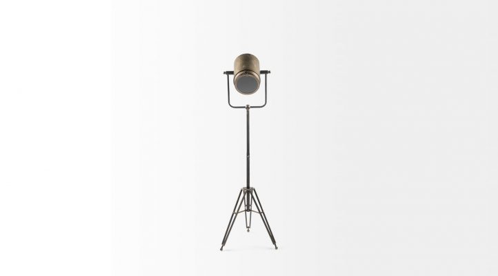 Debdou Floor Lamp Gold Metal