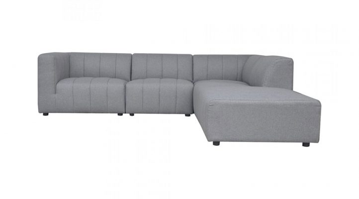 Lyric Dream Modular Sectional Right – Grey