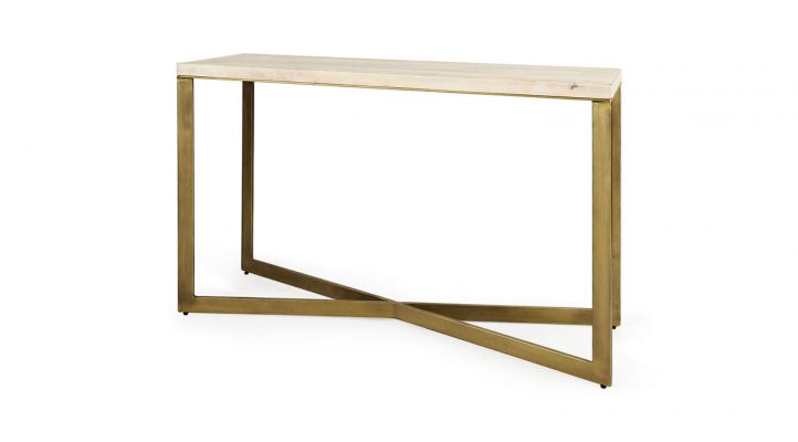 Ray Console Table – Light Brown