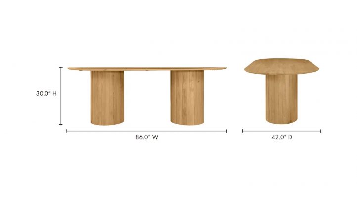 Povera Oval Dining Table