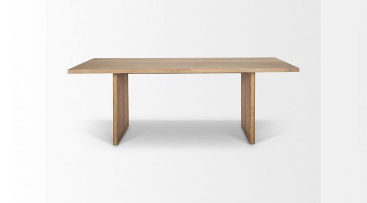 Grier Dining Table- Brown Wood-2