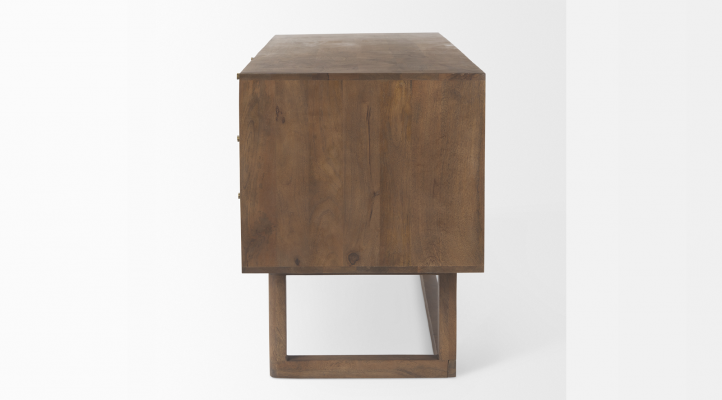 Grier- Medium Brown Office Desk