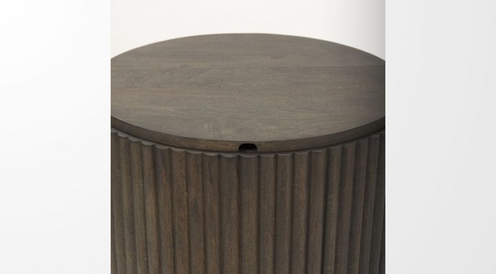 Terra - DARK BROWN Side Table-4