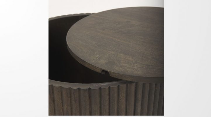 Terra - DARK BROWN Side Table-5