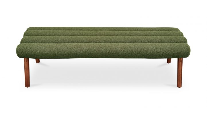 ARLO BENCH PERFORMANCE FABRIC- DARK GREEN