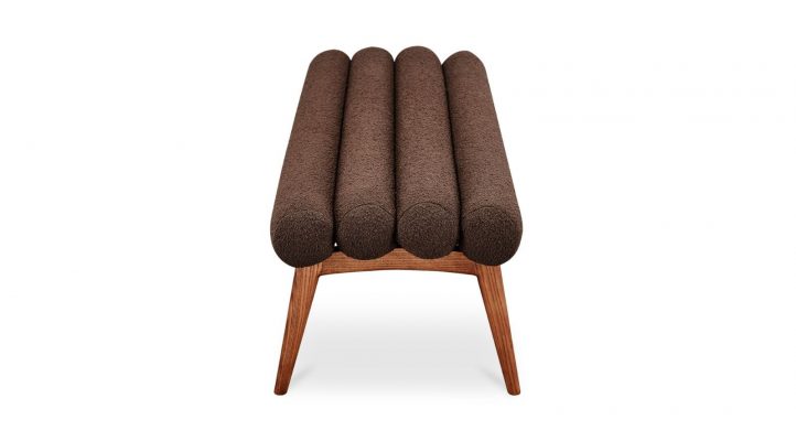 Arlo Bench Performance Fabric- Deep Brown