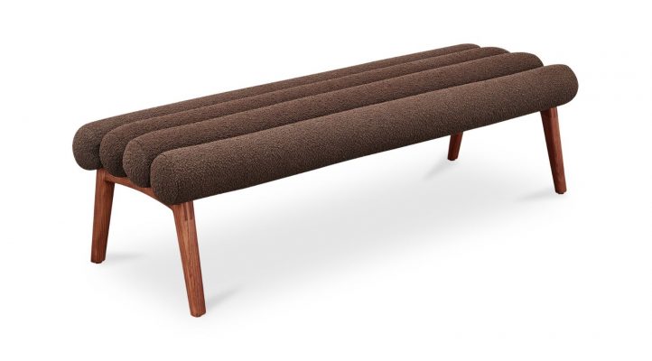 Arlo Bench Performance Fabric- Deep Brown