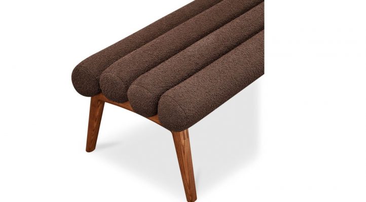 Arlo Bench Performance Fabric- Deep Brown