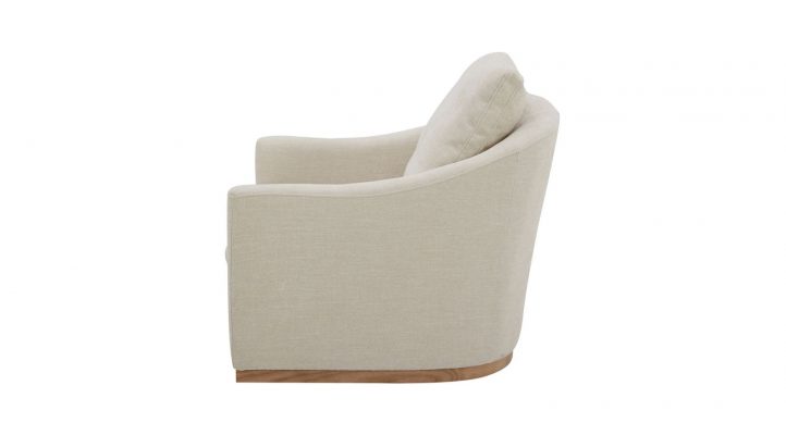 Linden Swivel Chair - Soft Beige-2