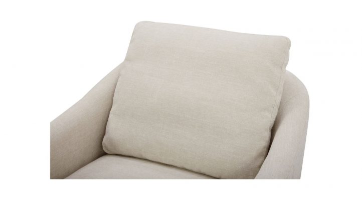 Linden Swivel Chair - Soft Beige-5