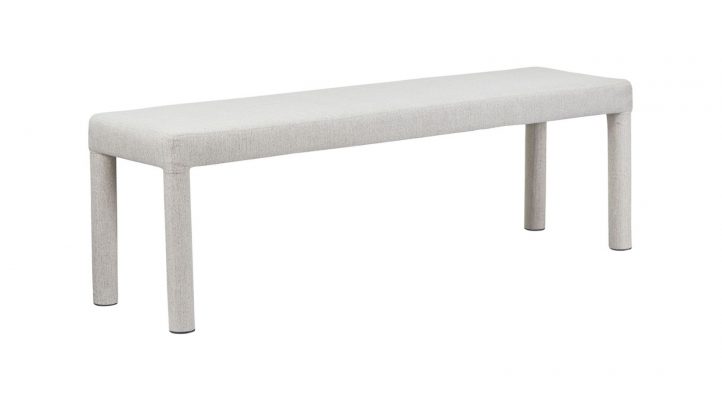 PLACE DINING BENCH- LIGHT GREY