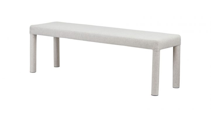 PLACE DINING BENCH- LIGHT GREY