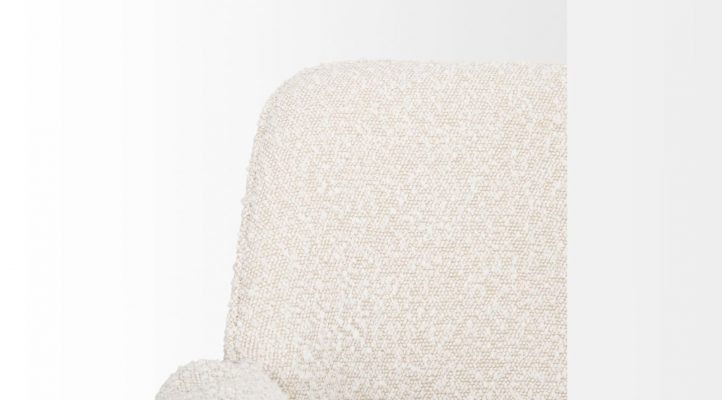 Brently- Cream Boucle Dining Chair -7