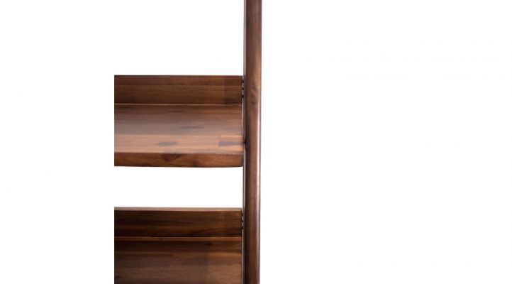 Brunette 1 Door Bookcase