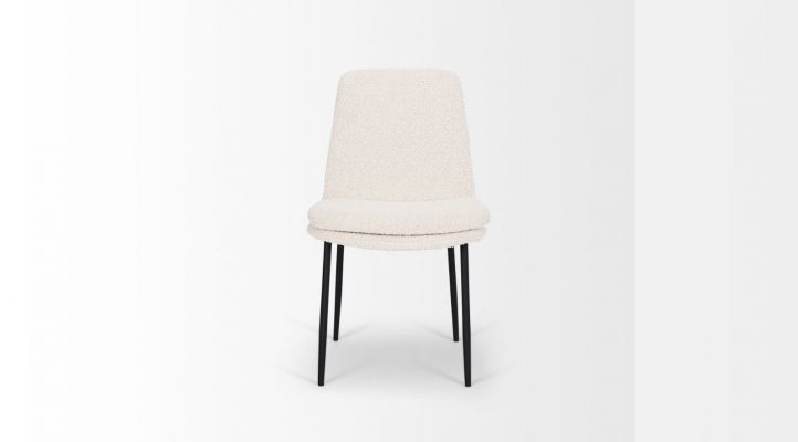 Eve Dining Chair- Cream Boucle-2