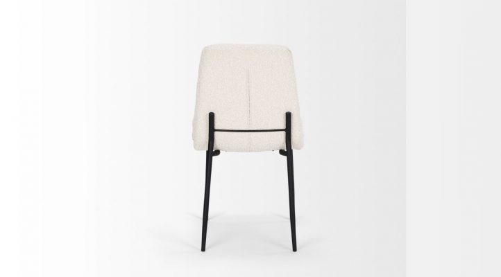 Eve Dining Chair- Cream Boucle-4