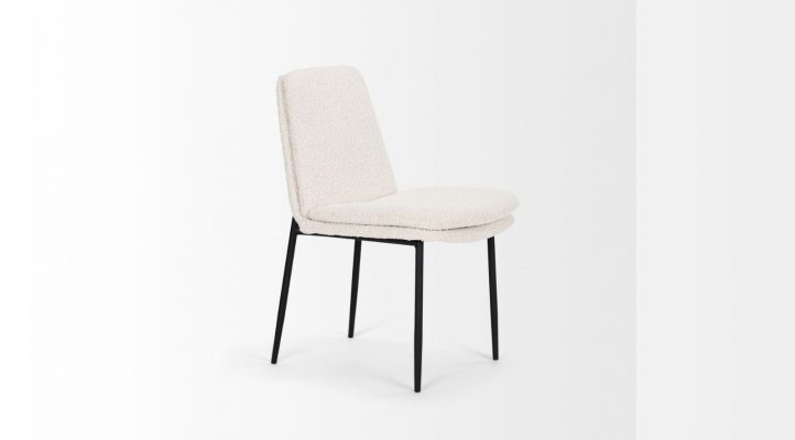 Eve Dining Chair- Cream Boucle-6