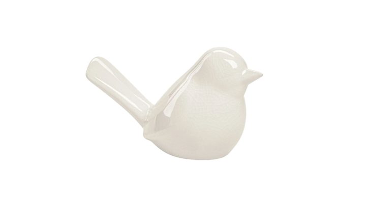 Lilo White Ceramic Bird-5