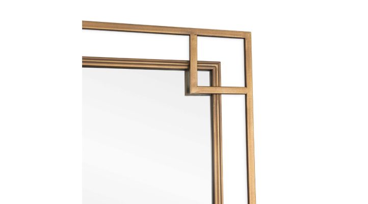 Myla Metal Wall Mirror – Bronze