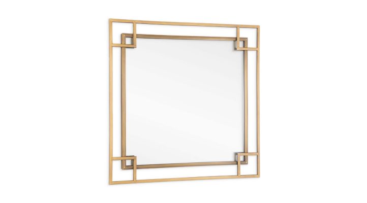 Myla Metal Wall Mirror – Bronze