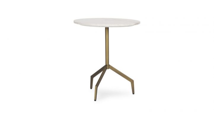 Serre Accent Table- Gold Metal-1