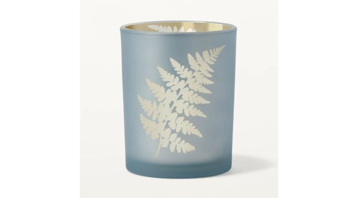 Stone Blue Fern Gold 4X5-3